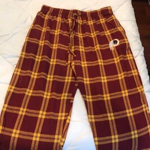 Men’s pajama pants size large redskins